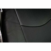 200系 ハイエース S-GL 標準ボディ ワイドボディ パンチングレザー シートカバー フロント／セカンド カーボン調 VER1 ６型現行モデル対応_画像4