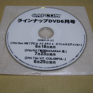 中古 DVDのみ 販促 CAPCOM ラインナップDVD 6月号 デビルメイクライ4 戦国BASARA4 皇 IA/VTの画像1