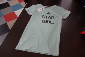 Rika PEARL TEE Col MINT SIZE XS STAR GIRL. T-シャツ 半袖T-シャツ Z183