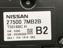 ★ほぼ美品!!　B33W　三菱　eKワゴン　G　令和3年　純正　ピアノブラック　A/C エアコン スイッチ パネル　27500 7MB2B★_画像7