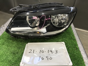 ★VW　DBA-1TCAV　1T　トゥーラン　平成23年　ハロゲン　左　ヘッドライト　ヘッドランプ　レベライザー付　1T2 941 005 G★