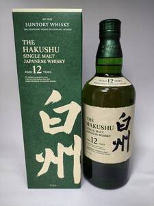 【新品未開栓・即日発送】サントリー シングルモルトウイスキー 白州 12年 43% 700ml 箱あり ★彡