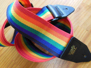 新品 ERNIE BALL ポリプロストラップ RAINBOW POLYPRO GUITAR STRAP