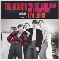 ■新品■The Sonics ソニックス/you got your head on backwards +love lights(7 INCH SINGLE) カラー(BLUE)レコード_画像2