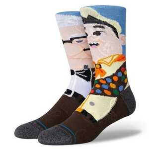 STANCE WILDERNESS EXPLORER サイズS UP カールじいさんの空飛ぶ家 コラボモデル インフィニット クルー ソックス 靴下