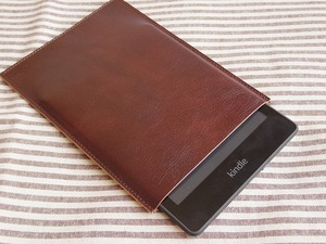 ■■【現行モデル】kindle paperwhite用本革ケース■■【こげ茶】001