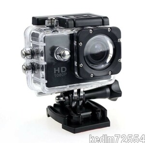 『超得』HD1080Pアクションカメラ 140°広角レンズ 2インチ 防水 スポーツ バイク 自転車 防水ケース付