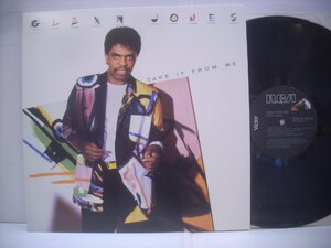 ●LP GLENN JONES / TAKE IT FRO ME グレン・ジョーンズ テイク・イット・フロム・ミー ブラコン 1986年 ◇r40701