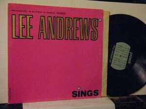 ▲LP LEE ANDREWS リー・アンドリュース / SINGS 輸入盤 POST-5000 ドゥー・ワップ オールディーズ◇r40703
