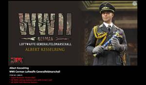 ★未開封新品/DID3R/WW2 German Luftwaffe Generalfeldmarschall-Albert Kesselring伊戦線総司令官ドイツ空軍元帥アルベルトケッセルリンク