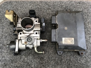 スロットルボディ エンジン コンピューター ワゴンR MH21S スズキ 純正 K6A AT 13400-58J00 33920-58J13 チャンバー ECU