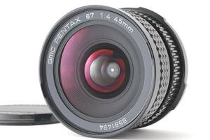 【超美品】Top MINT Pentax SMC 67 45mm f/4 Late Wide Angle MF Lens for 67 II ペンタックス 広角 0840@1K