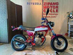 □HONDA APE 50改 AC16 ホンダ エイプ ボルドールカスタム 82cc メタリックパープル 実動! 原付2種 バイク 札幌発★