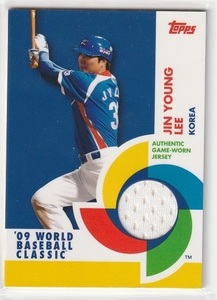 【ジャージカード】2009 Topps #BCR-LJY JIN YOUNG LEE 