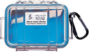 Pelican Micro Case 1010 Blue/Clear [Blue/Clear] [1010-026-100]