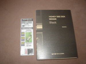 [ не использовался товар ]Y!mobile HONEY BEE BOX KYOCERA чёрный WX 334K PHS мобильный телефон дополнение 