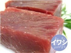 低温熟成 一級赤身鯨肉（ブロック） 100g　【イワシ鯨】【くじら】【クジラ】