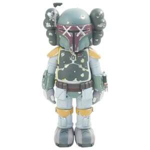 カウズ KAWS ×STAR WARS×MEDICOM TOY Boba Fett Companion KAWS Version フィギュア カーキ Size【フリー】 【新古品・未使用品】