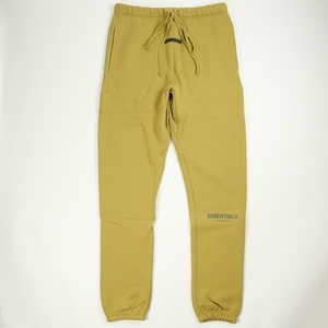 フィアーオブゴッド Fear of God ESSENTIALS Sweatpants AMBER スウェットパンツ マスタード Size【S】 【新古品・未使用品】