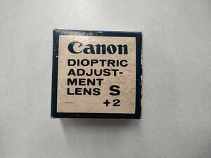 ◆キャノン 視度補正レンズ S+2◆Canon DIOPTRIC ADJUSTMENT LENS S