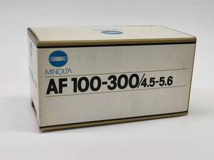 新品◆ミノルタ AF100-300mmF4.5-5.6◆未使用◆MINOLTA AF100-300/4.5-5.6◆デットストック