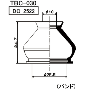 ミヤコ製　タイロットエンドブーツ　ヴィッツ（１３０系）