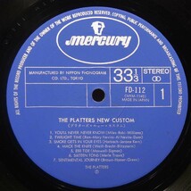 ◎名曲集!ダブル洗浄済!★The Platters『New Custom』JPN LP #59429_画像3