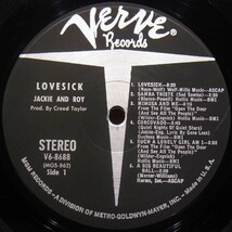 ◎レア!ダブル洗浄済!★Jackie and Roy(ジャッキー & ロイ)『Lovesick』 USオリジLP #59951_画像3