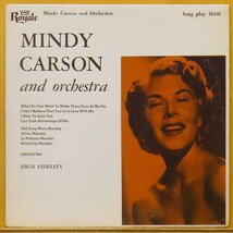 ◎激レア!ほぼ美ジャケ!良盤!10inch!MONO!ダブル洗浄済★Mindy Carson『Mindy Carson And Orchestra』USオリジLP #59857_画像1