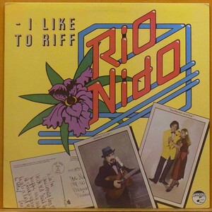 ◆レア!ほぼ美品!アコースティック・スイング名盤!ダブル洗浄済!試聴!★Rio Nido『I Like To Riff』USオリジLP #59713