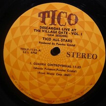 ■レア!名盤!ダブル洗浄済!★Tico All Stars『Descargas At The Village Gate Vol. 1』US LP #59523_画像3