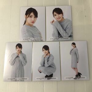 HKT48 神志那結衣「net shop限定 March 2019 vol.01/02」生写真5枚コンプ。