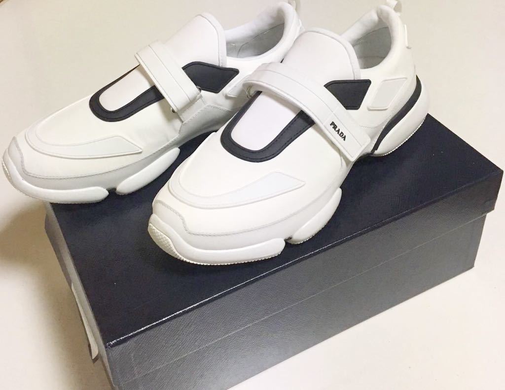ヤフオク! -「prada プラダ クラウドバスト スニーカー」の落札相場 クリアランス通販売 PRADA プラダ クラウドバスト トレーナースニーカー スニーカー