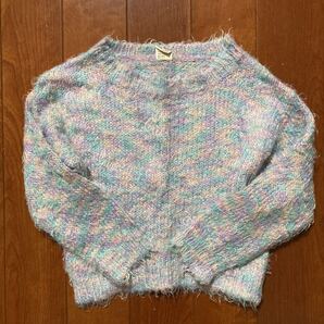 ライトオン購入・バックナンバー・ニット・セーター・ふわふわ・パステル系・110