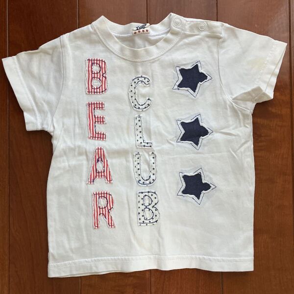 LITTLE BEAR CLUB・リトルベアークラブ・半袖・Tシャツ・ホワイト系・80