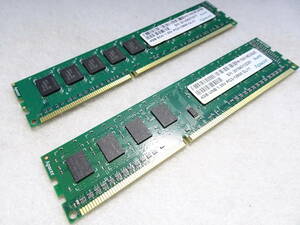 美品 Apacer デスクトップPC用 PC3-12800 DDR3-1600 1枚4GB×2枚組 合計8GB 動作検証済 1週間保証
