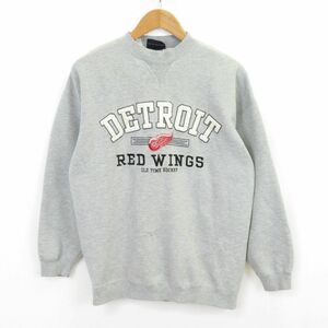 90s NHL RED WINGS アイスホッケー スウェット トレーナー/USA 古着 0405