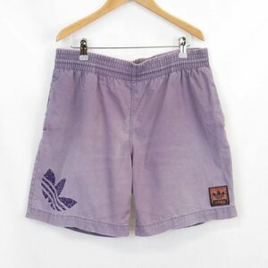 80s 90s 古着 adidas トレフォイル ショーツ ショートパンツ sizeL/アディダス　0401