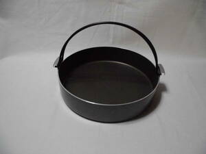  saucepan for sukiyaki ( aluminium moreover, made of stainless steel )26.8. unused goods Showa Retro camp 