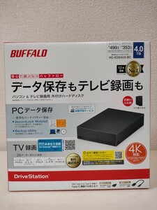 新品 バッファロー HD-EDS4U3-BC 3.5インチ 外付けHDD 4TB
