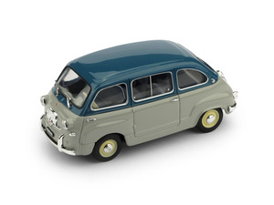 ブルム 1/43 フィアット 600 ムルティプラ 1A シリーズ 1956 ブルー / グレー BRUMM FIAT 600 MULTIPLA 1A SERIE