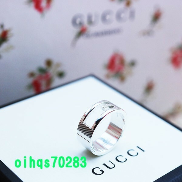 新品　未使用 GUCCI　グッチ　ブランテッドＧリング8号