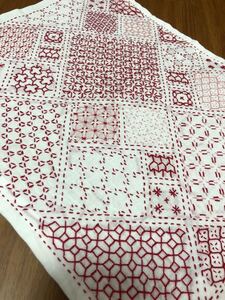 刺し子ふきん 寄せ模様★もう一枚プレゼント