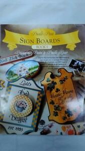 トールペイント　洋書　Priscilla Paints Sign Boards Book 1 / Priscilla Hauser Scott Ladd