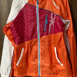 値下げ☆ミズノ ウィンドウブレーカー ランニング 陸上 中古 きれい レディース サイズL