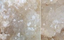小さい粒の水晶石 一部豚角模様 盆石 水石 パワーストーン 収集家コレクション 運賃着払 0630U2G_画像2