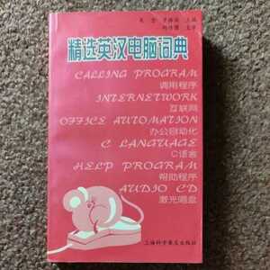 精選英漢電脳詞典　精選英中電脳詞典　上海科学普及出版社　日本語無いので注意。