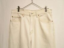 1990's MADE IN USA Levis 550 denim pantsホワイトデニム デニムパンツ ビンテージ levis 501 505 66前期 usa製_画像2