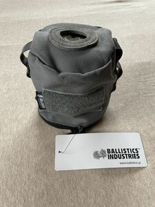 送料込 新品未使用 BALLISTICS ガスケース 500 OD缶 ガス缶 カバー ウルフグレー バリスティクス GUS CASE 500 ガスランタン 等に使用可能