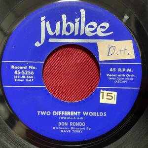 ◆USorg7”s!◆DON RONDO◆TWO DIFFERENT WORLDS◆